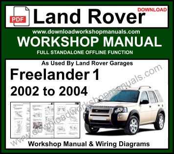 Land Rover Freelander 1 Service Repair Workshop Manual Download